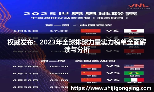 权威发布：2023年全球排球力量实力榜单全面解读与分析