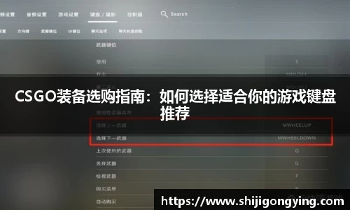CSGO装备选购指南：如何选择适合你的游戏键盘推荐